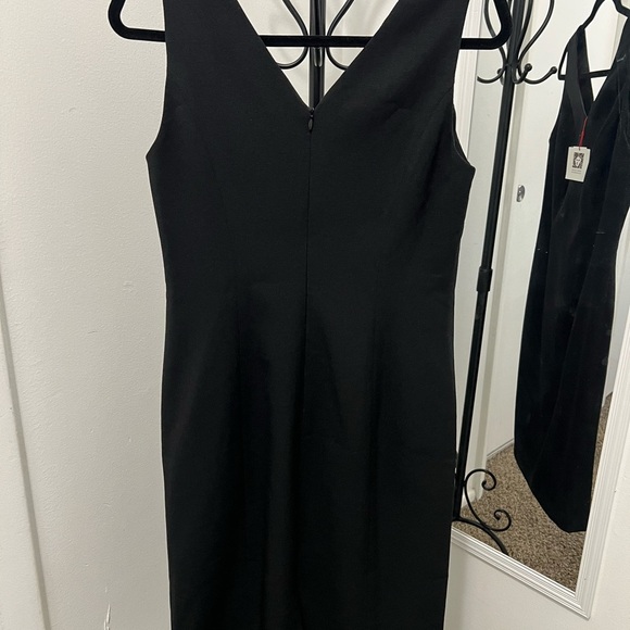ANNE KLEIN New Elegant Black Sleeveless Dress. #033 - Picture 5 of 12